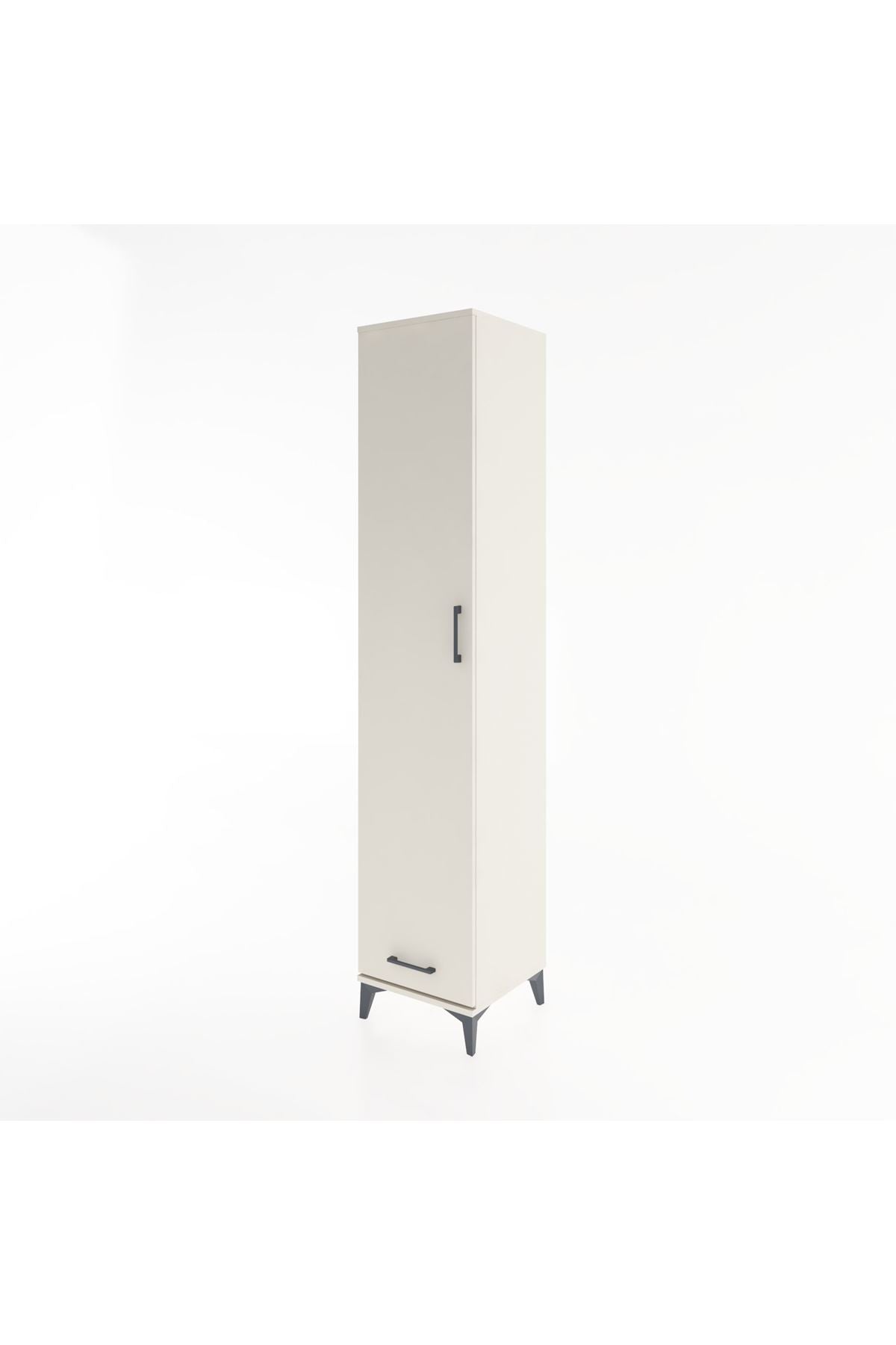 Hyperion Dolap 5 Raflı Tek Çekmeceli Tek Kapaklı 44x44x221 - S61M004V1B