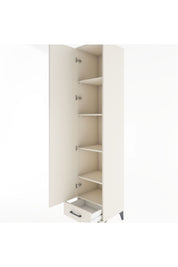 Hyperion Dolap 5 Raflı Tek Çekmeceli Tek Kapaklı 44x44x221 - S61M004V1B
