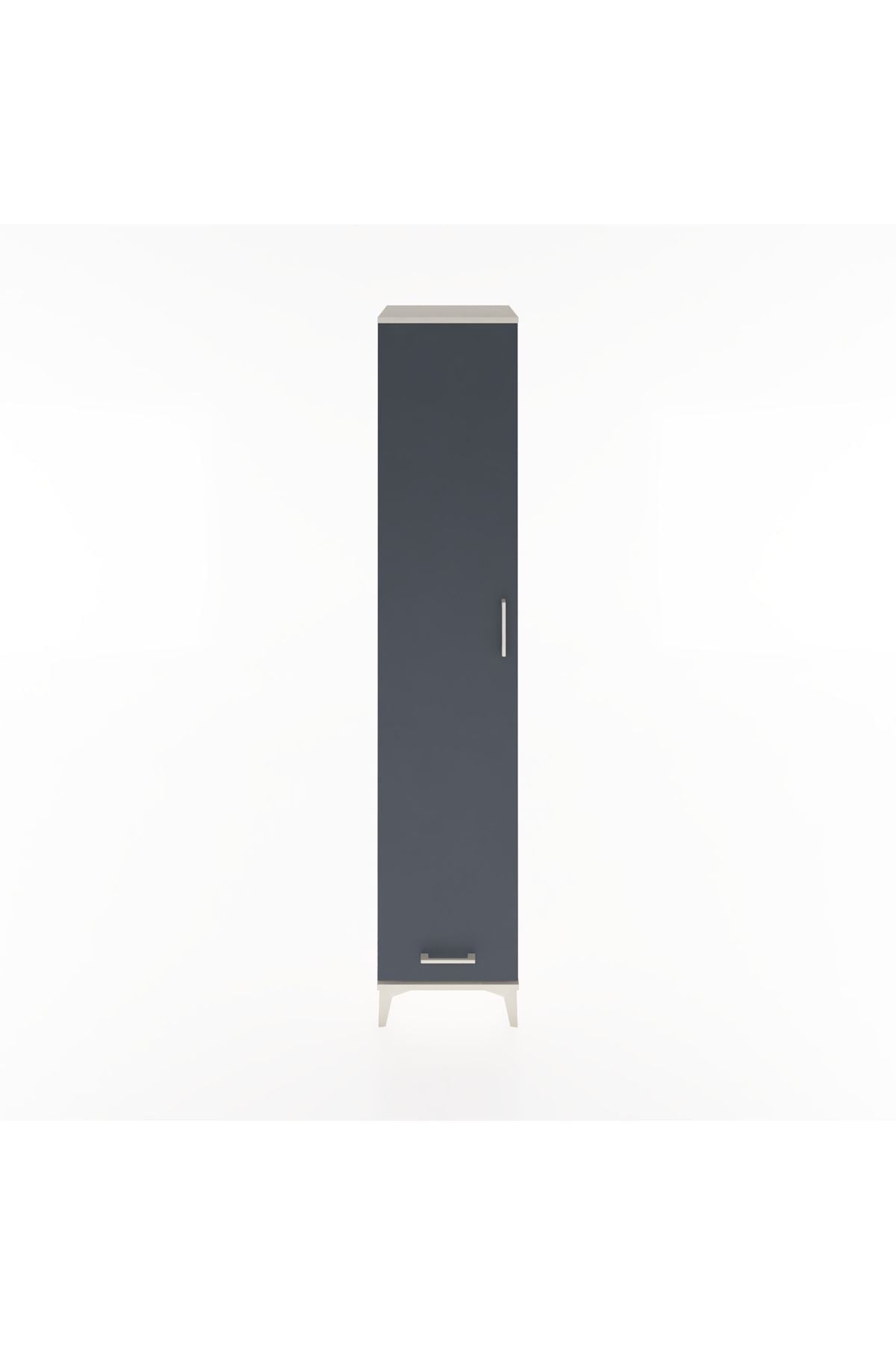Hyperion Dolap 5 Raflı Tek Çekmeceli Tek Kapaklı 44x44x221 - S61M004V2B
