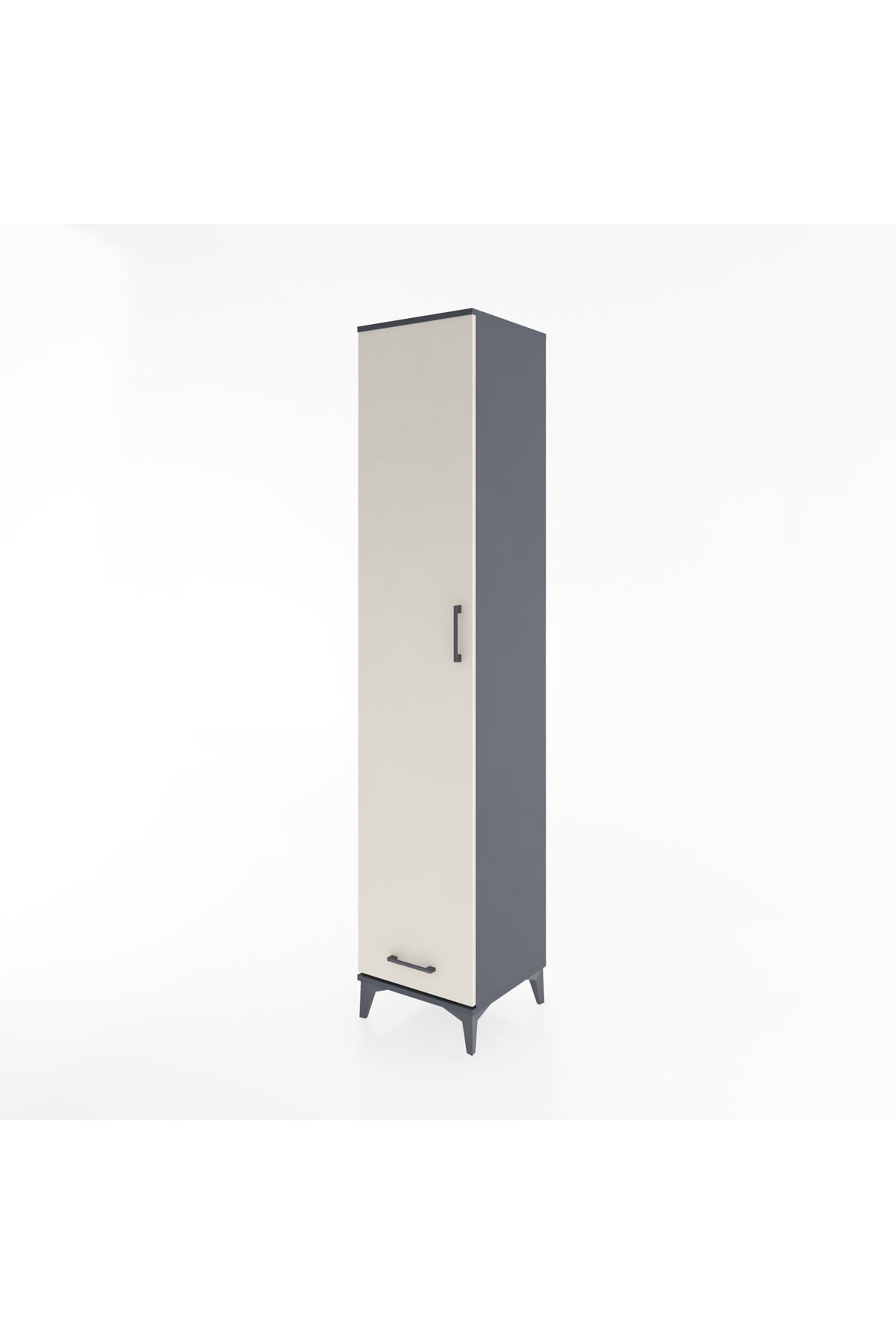 Hyperion Dolap 5 Raflı Tek Çekmeceli Tek Kapaklı 44x44x221 - S61M004V4B