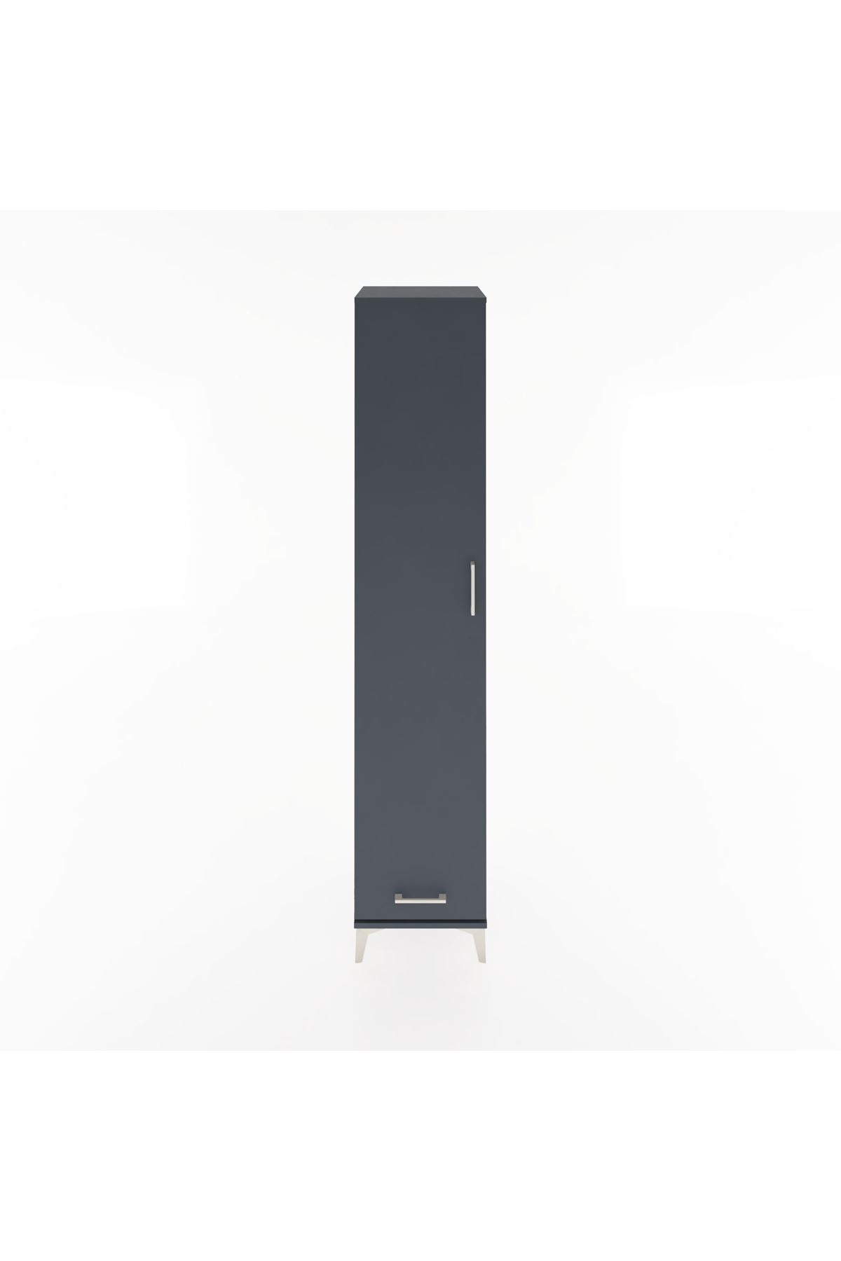 Hyperion Dolap 5 Raflı Tek Çekmeceli Tek Kapaklı 44x44x221 - S61M004V5B