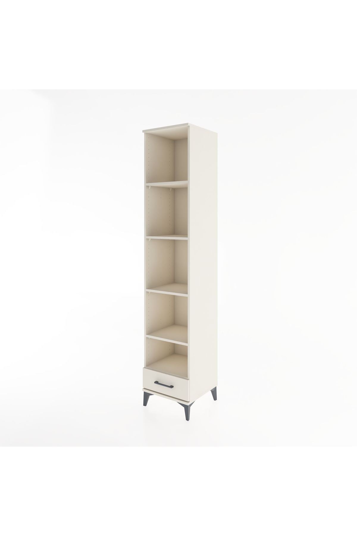 Hyperion Dolap 5 Raflı Tek Çekmeceli 44x44x221 - S61M005V1B