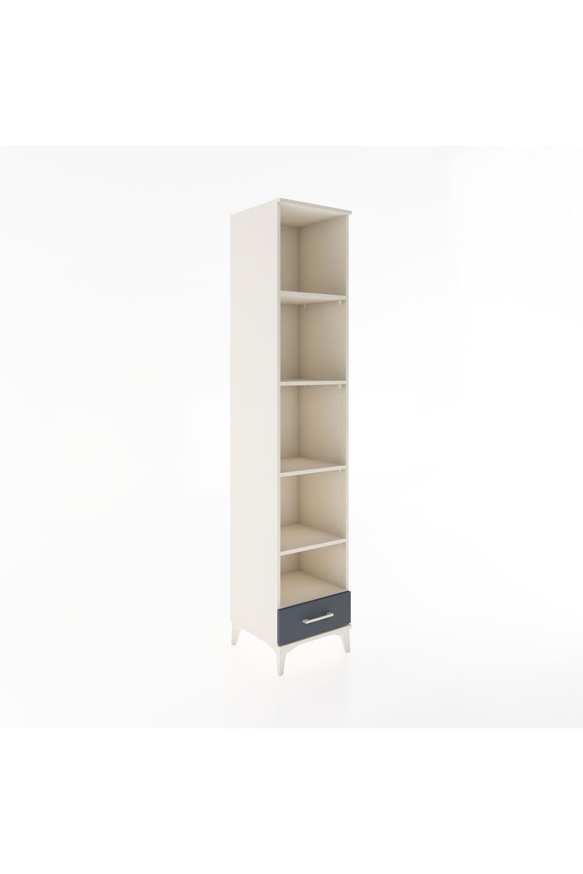 Hyperion Dolap 5 Raflı Tek Çekmeceli 44x44x221 - S61M005V2B