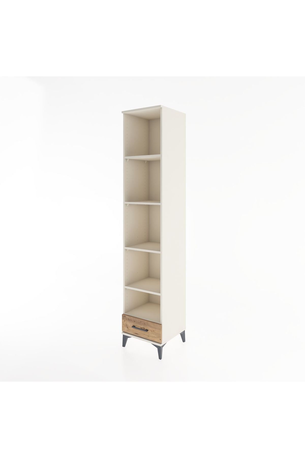 Hyperion Dolap 5 Raflı Tek Çekmeceli 44x44x221 - S61M005V3B