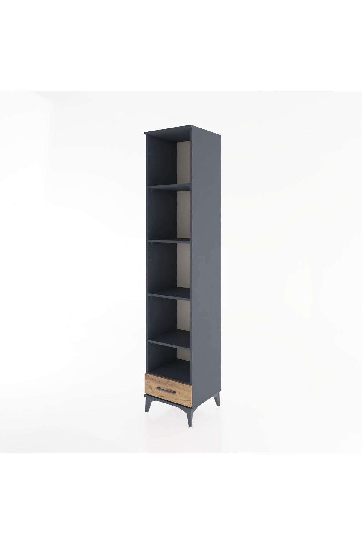 Hyperion Dolap 5 Raflı Tek Çekmeceli 44x44x221 - S61M005V6B