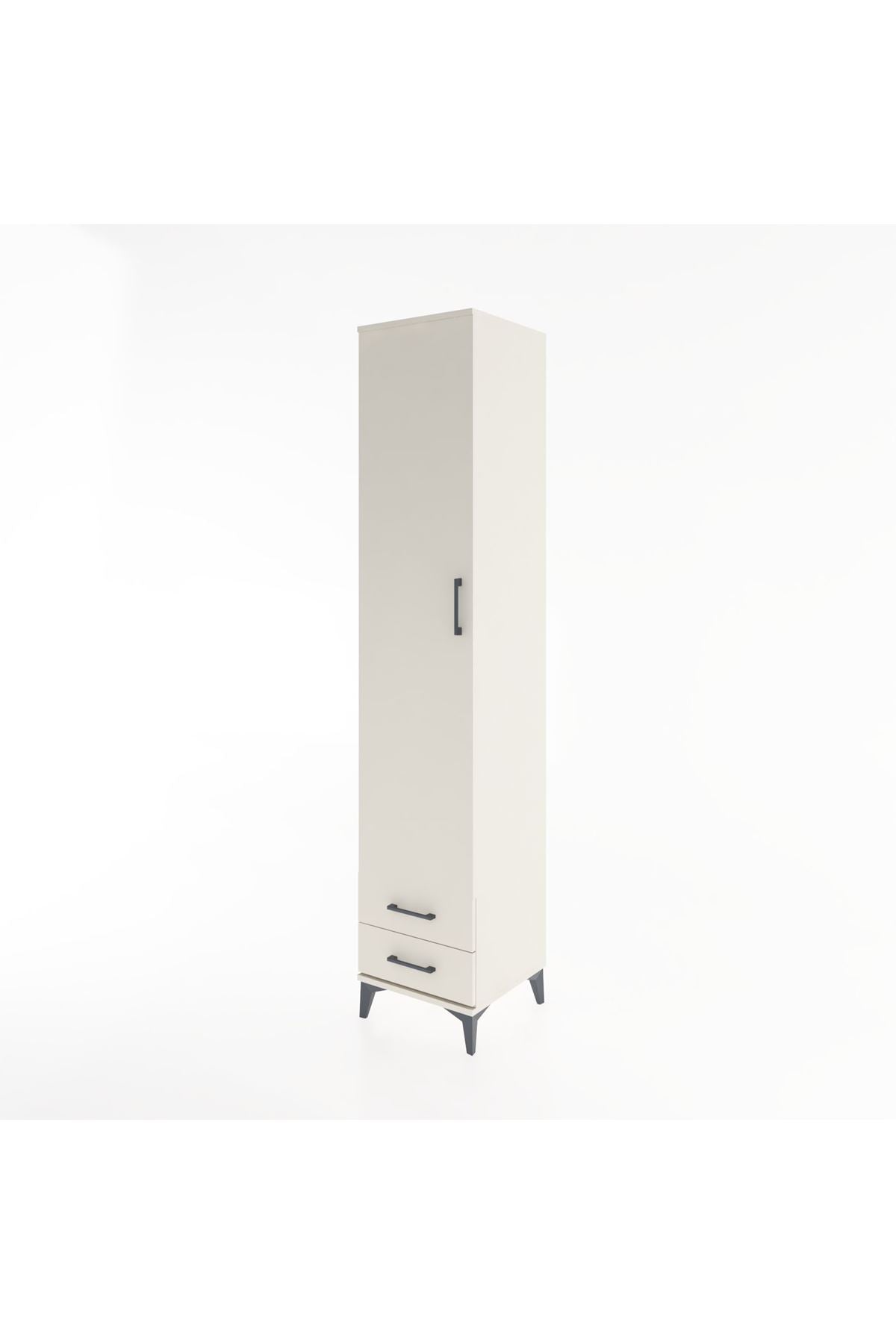 Hyperion Dolap 3 Raflı 2 Çekmeceli Tek Askılı 44x44x221 - S61M009V1B