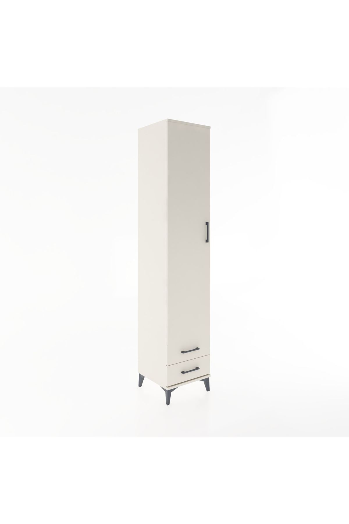 Hyperion Dolap 3 Raflı 2 Çekmeceli Tek Askılı 44x44x221 - S61M009V1B