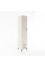 Hyperion Dolap 3 Raflı 2 Çekmeceli Tek Askılı 44x44x221 - S61M009V1B