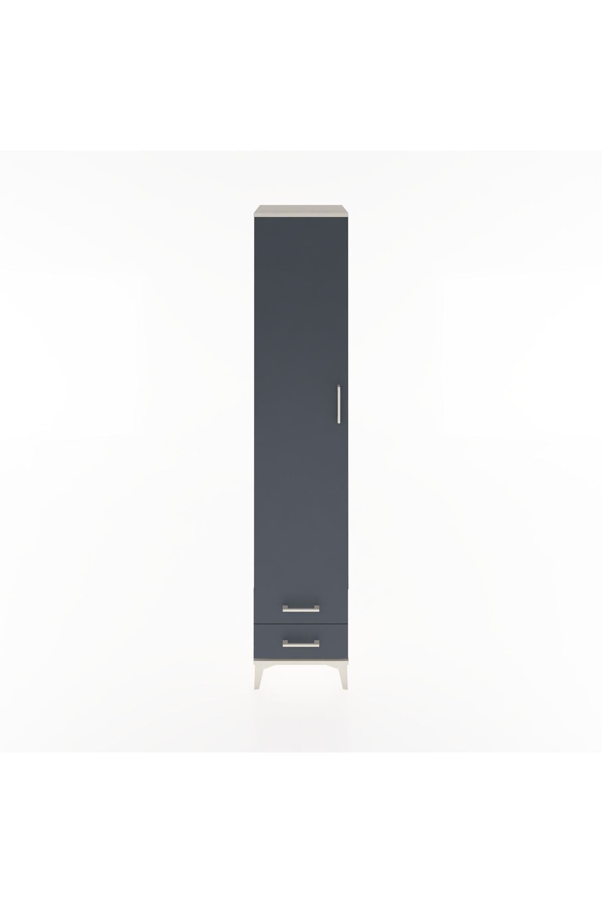 Hyperion Dolap 3 Raflı 2 Çekmeceli Tek Askılı 44x44x221 - S61M009V2B