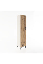Hyperion Dolap 3 Raflı 2 Çekmeceli Tek Askılı 44x44x221 - S61M009V3B