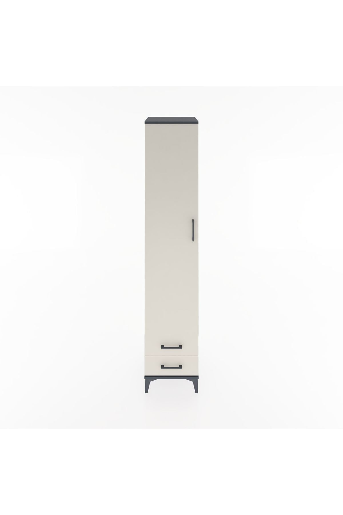 Hyperion Dolap 3 Raflı 2 Çekmeceli Tek Askılı 44x44x221 - S61M009V4B