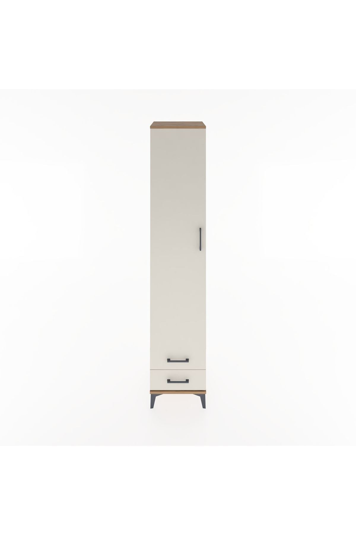 Hyperion Dolap 3 Raflı 2 Çekmeceli Tek Askılı 44x44x221 - S61M009V7B