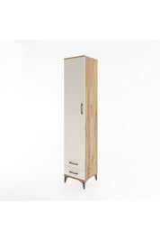 Hyperion Dolap 3 Raflı 2 Çekmeceli Tek Askılı 44x44x221 - S61M009V7B