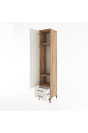 Hyperion Dolap 3 Raflı 2 Çekmeceli Tek Askılı 44x44x221 - S61M009V7B