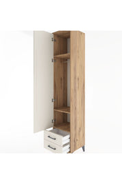 Hyperion Dolap 3 Raflı 2 Çekmeceli Tek Askılı 44x44x221 - S61M009V7B