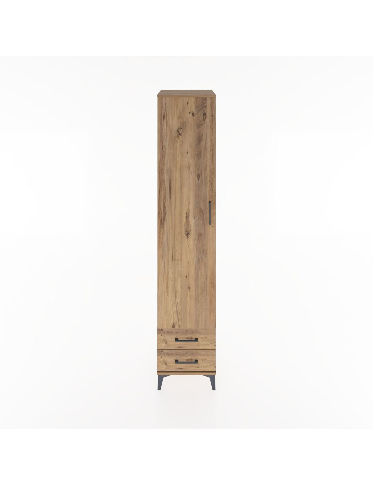 Hyperion Dolap 3 Raflı 2 Çekmeceli Tek Askılı 44x44x221 - S61M009V9B
