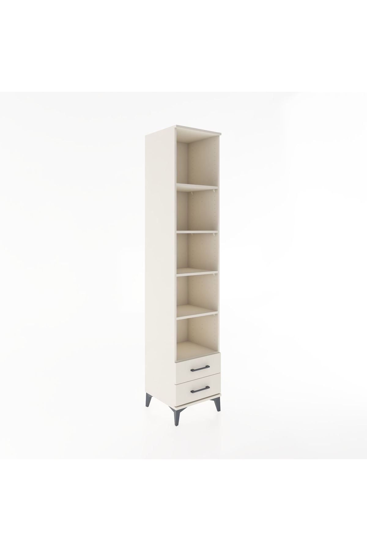 Hyperion Dolap 5 Raflı 2 Çekmeceli 44x44x221 - S61M011V1B