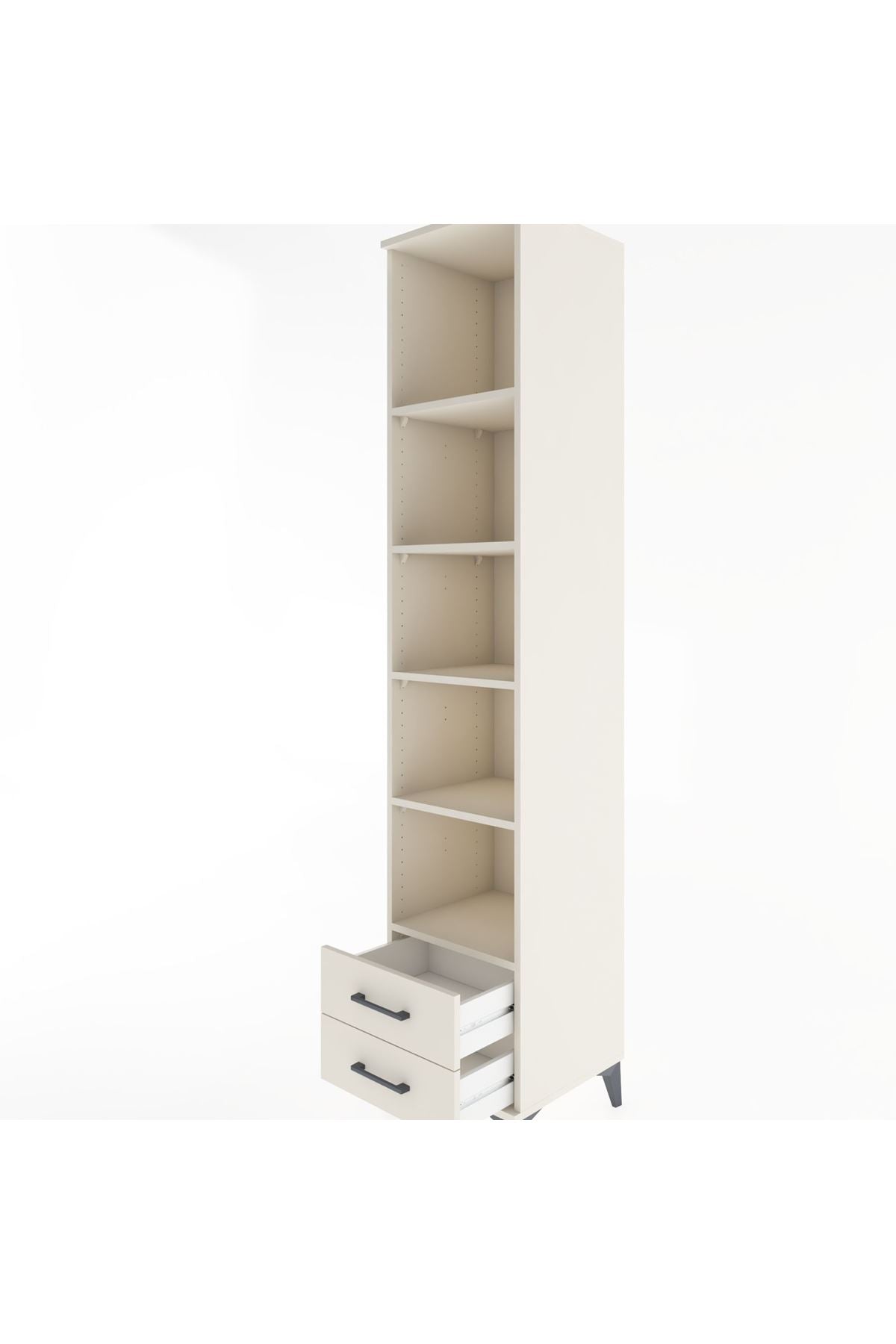 Hyperion Dolap 5 Raflı 2 Çekmeceli 44x44x221 - S61M011V1B
