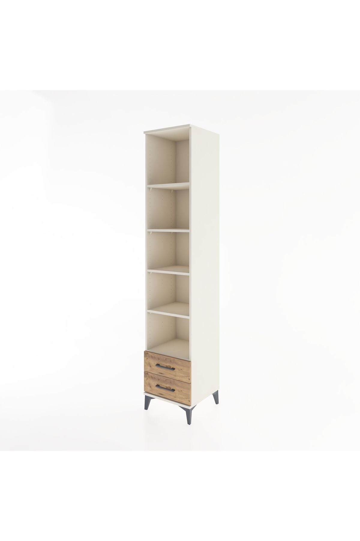 Hyperion Dolap 5 Raflı 2 Çekmeceli 44x44x221 - S61M011V3B
