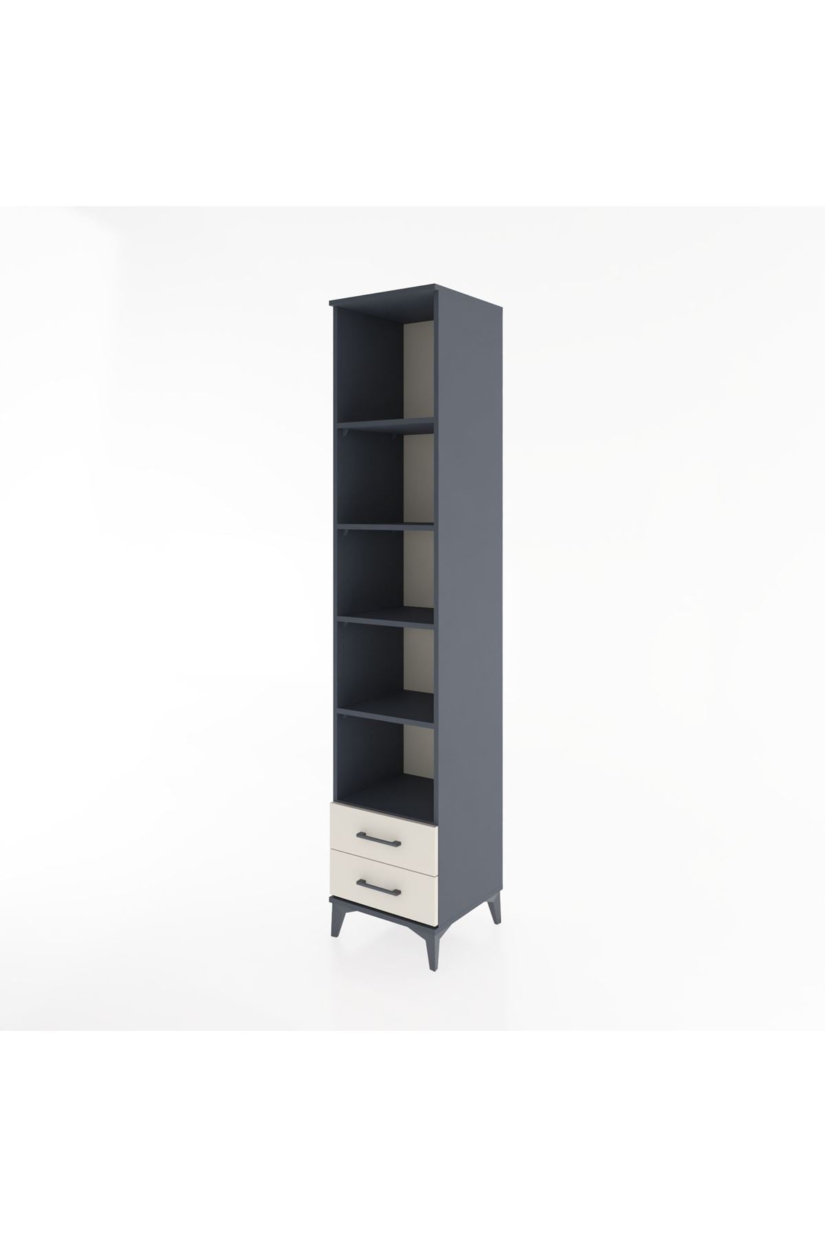 Hyperion Dolap 5 Raflı 2 Çekmeceli 44x44x221 - S61M011V4B