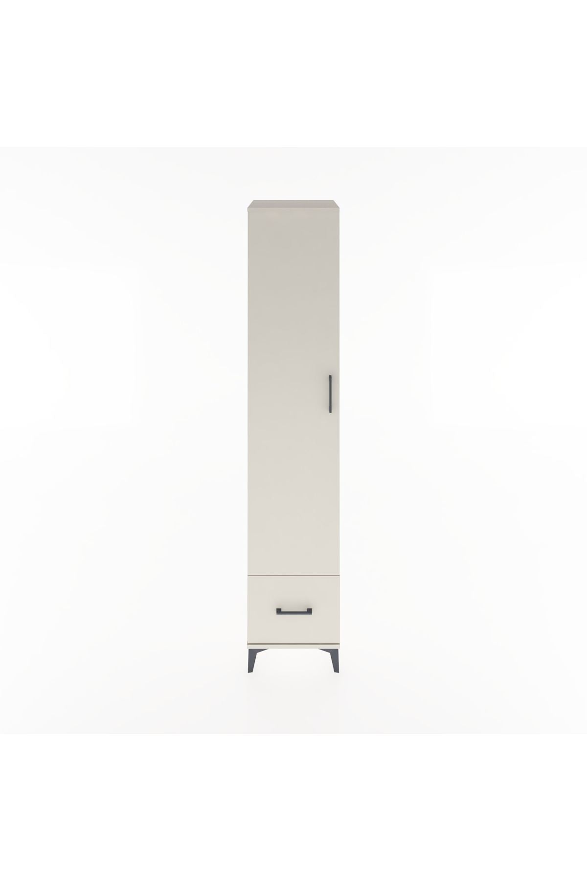 Hyperion Dolap 3 Raflı Tek Çekmeceli Tek Askılı 44x44x221 - S61M012V1B