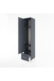 Hyperion Dolap 3 Raflı Tek Çekmeceli Tek Askılı 44x44x221 - S61M012V5B