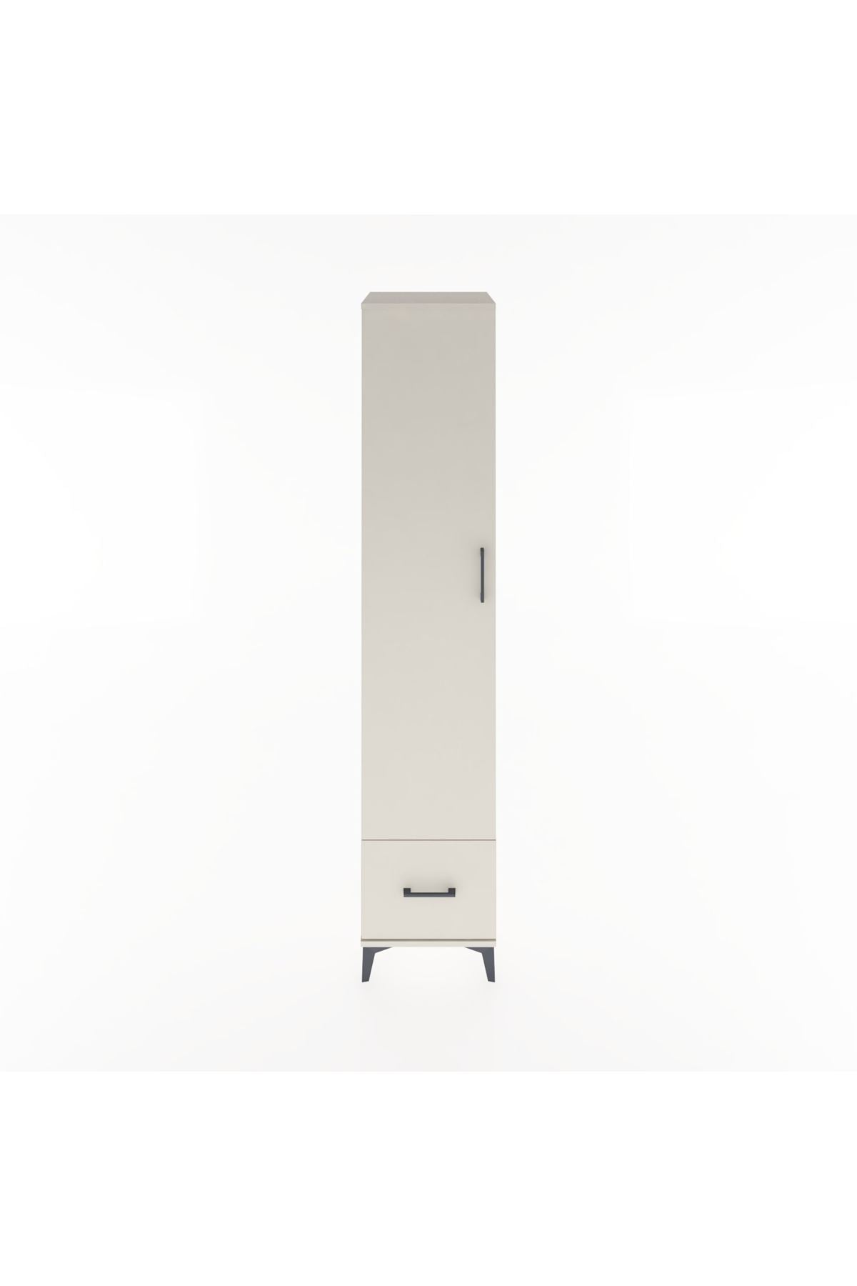Hyperion Dolap 5 Raflı Tek Çekmeceli Tek Kapaklı 44x44x221 - S61M013V1B