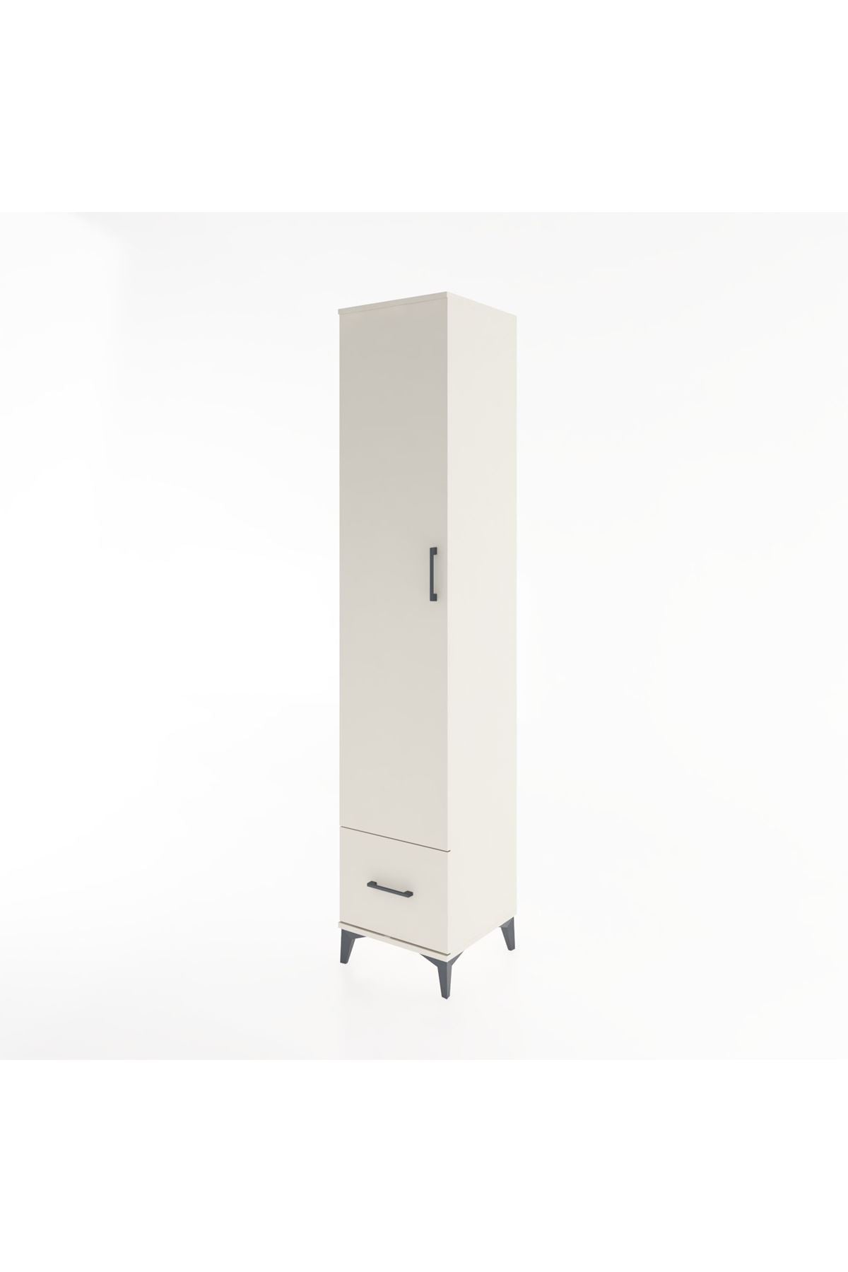 Hyperion Dolap 5 Raflı Tek Çekmeceli Tek Kapaklı 44x44x221 - S61M013V1B