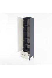 Hyperion Dolap 5 Raflı Tek Çekmeceli Tek Kapaklı 44x44x221 - S61M013V4B