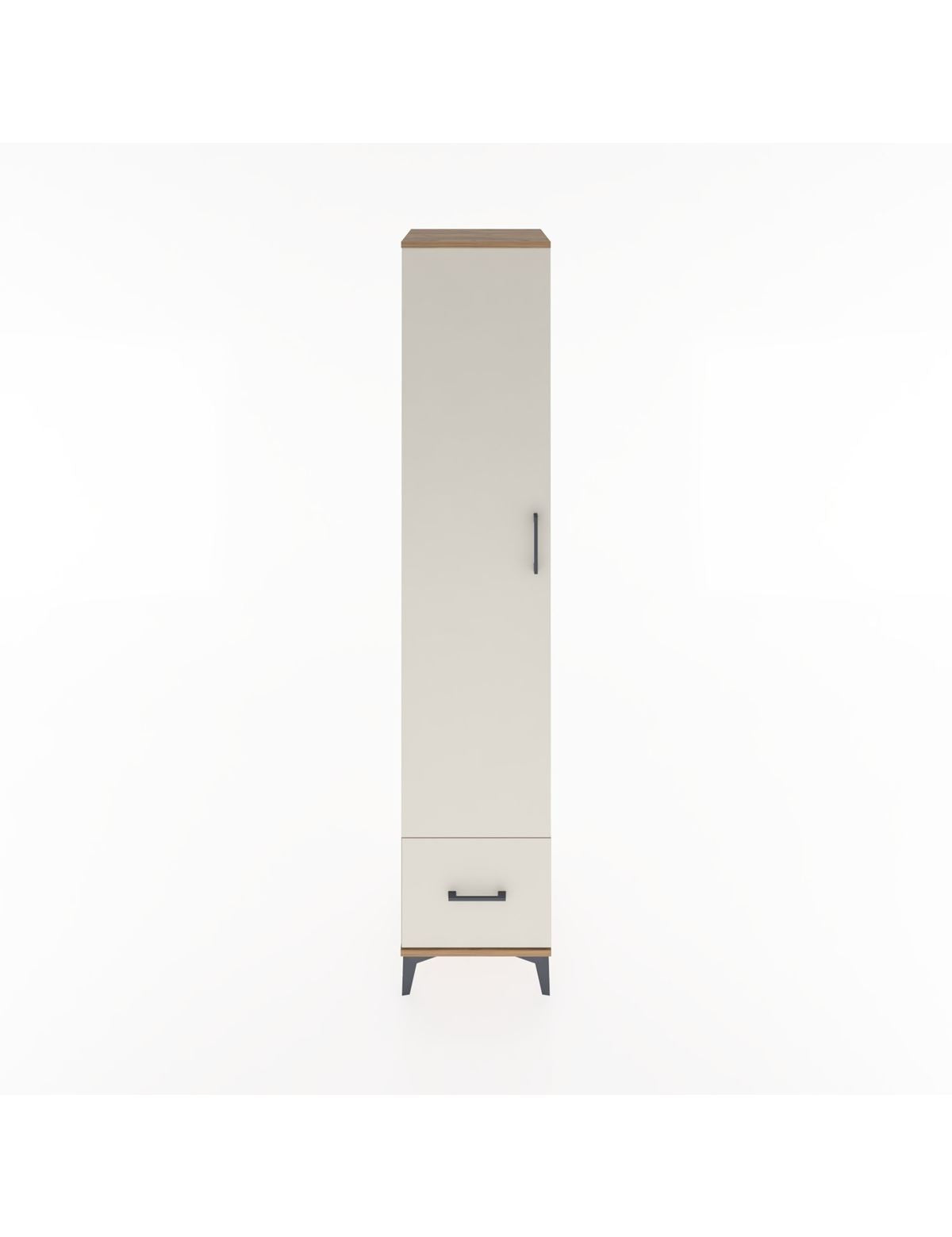 Hyperion Dolap 5 Raflı Tek Çekmeceli Tek Kapaklı 44x44x221 - S61M013V7B