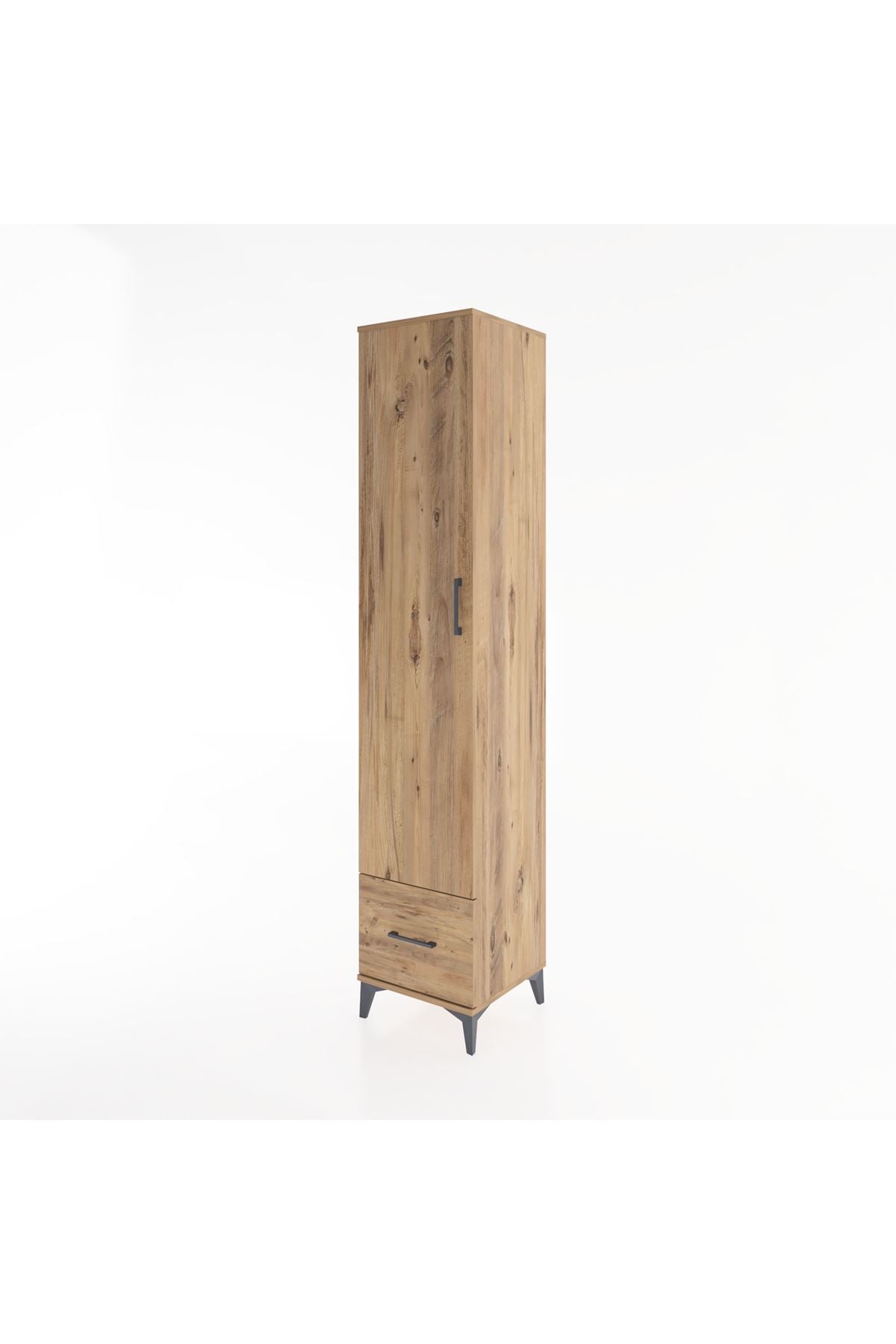 Hyperion Dolap 5 Raflı Tek Çekmeceli Tek Kapaklı 44x44x221 - S61M013V9B