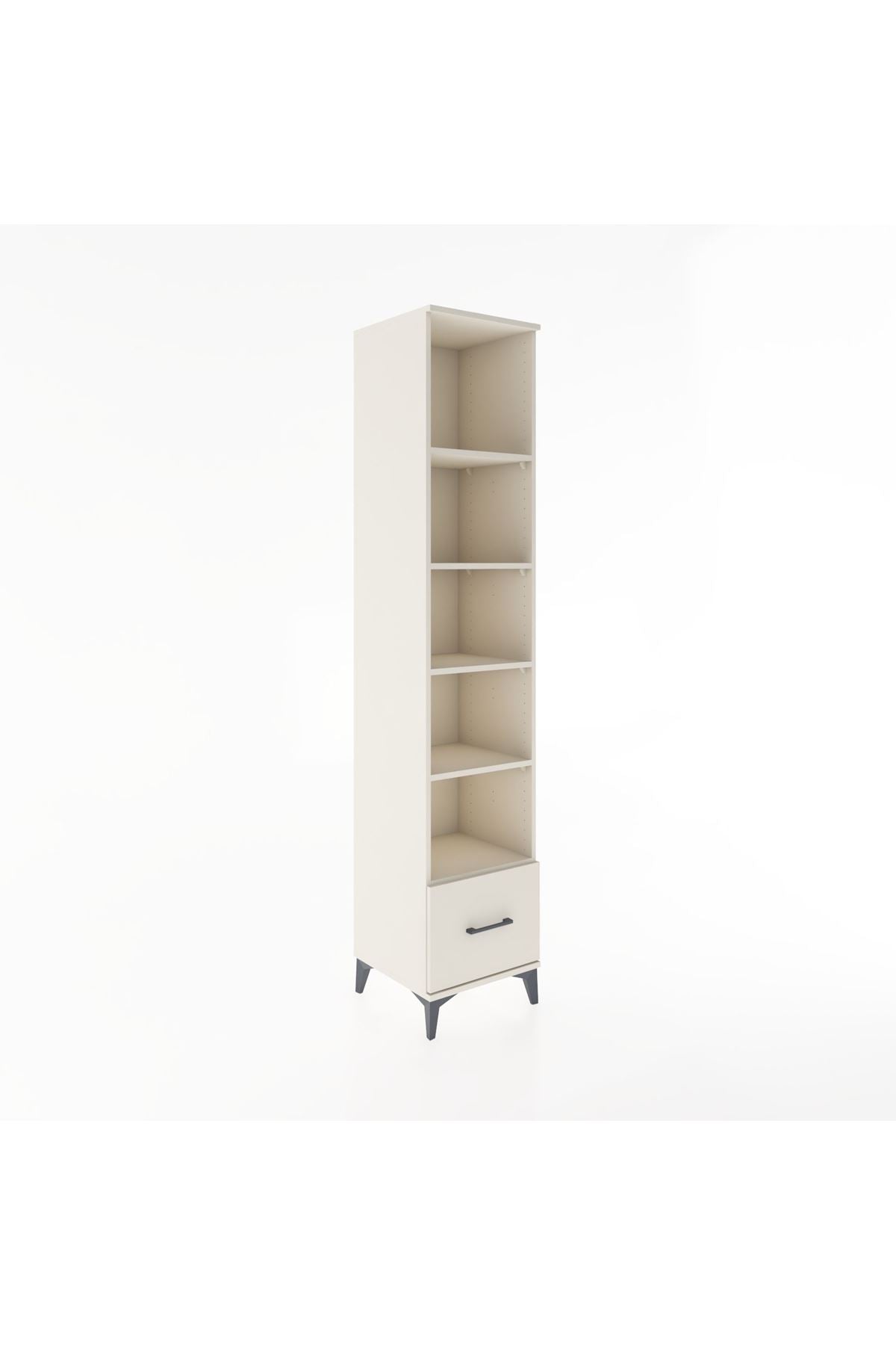 Hyperion Dolap 5 Raflı Tek Çekmeceli 44x44x221 - S61M014V1B
