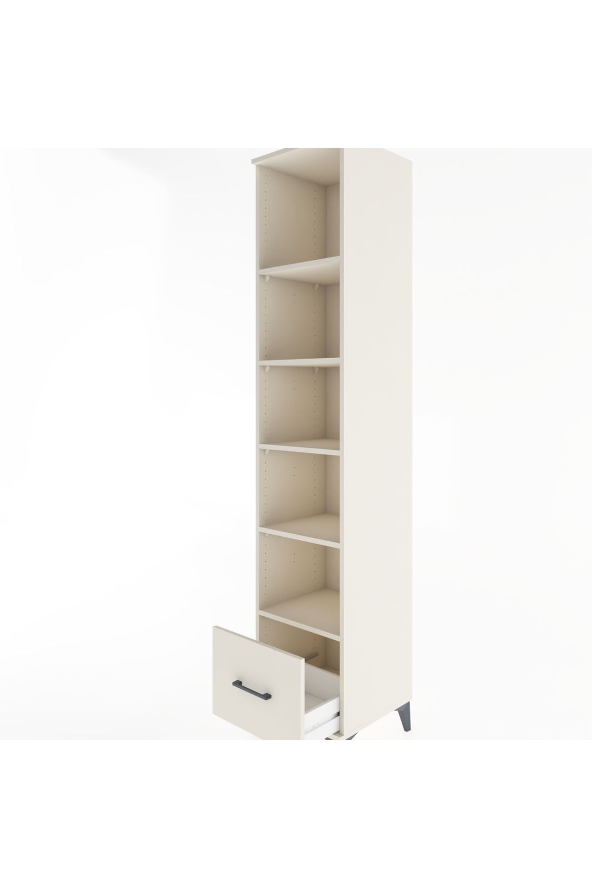 Hyperion Dolap 5 Raflı Tek Çekmeceli 44x44x221 - S61M014V1B