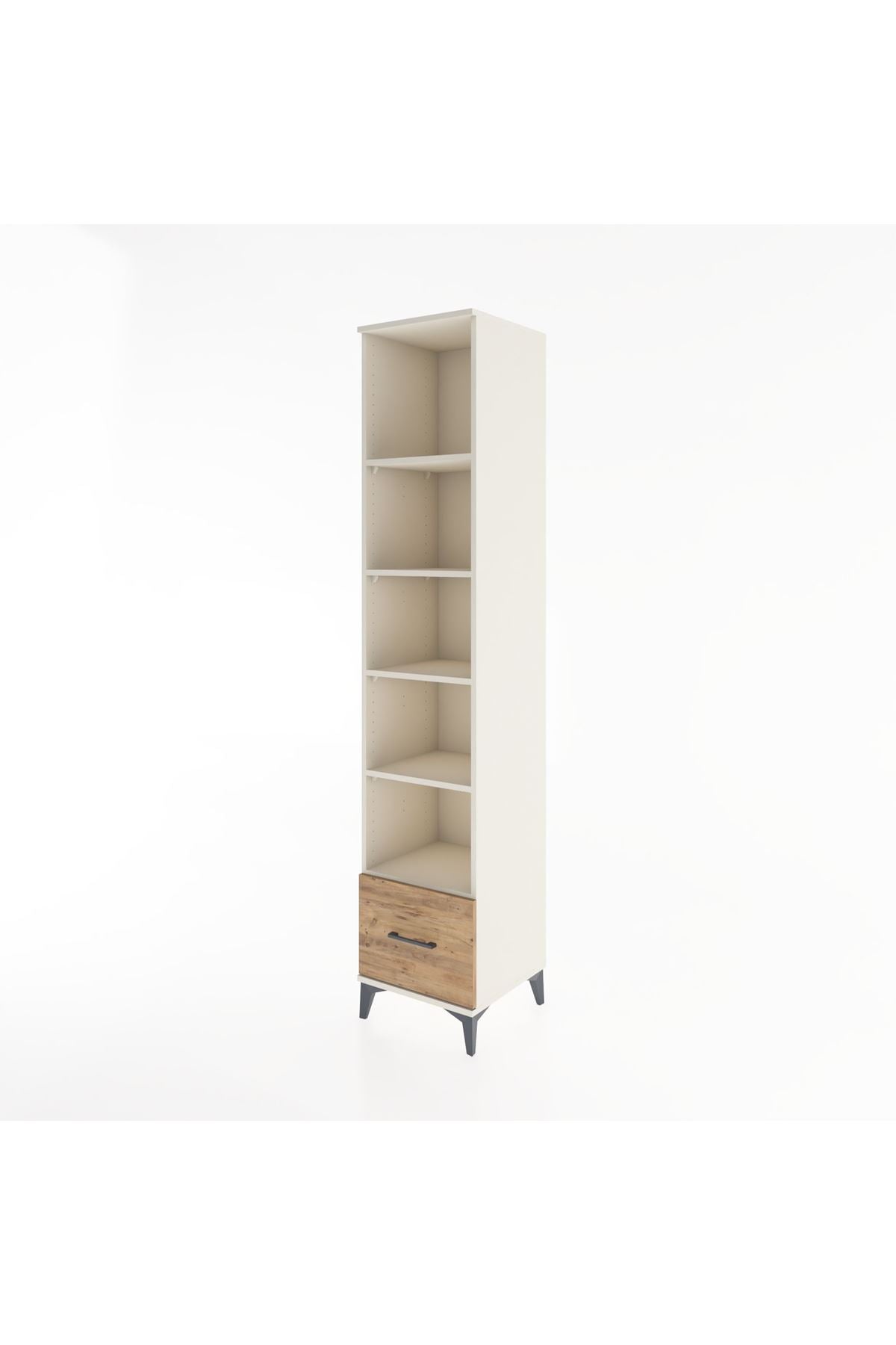 Hyperion Dolap 5 Raflı Tek Çekmeceli 44x44x221 - S61M014V3B