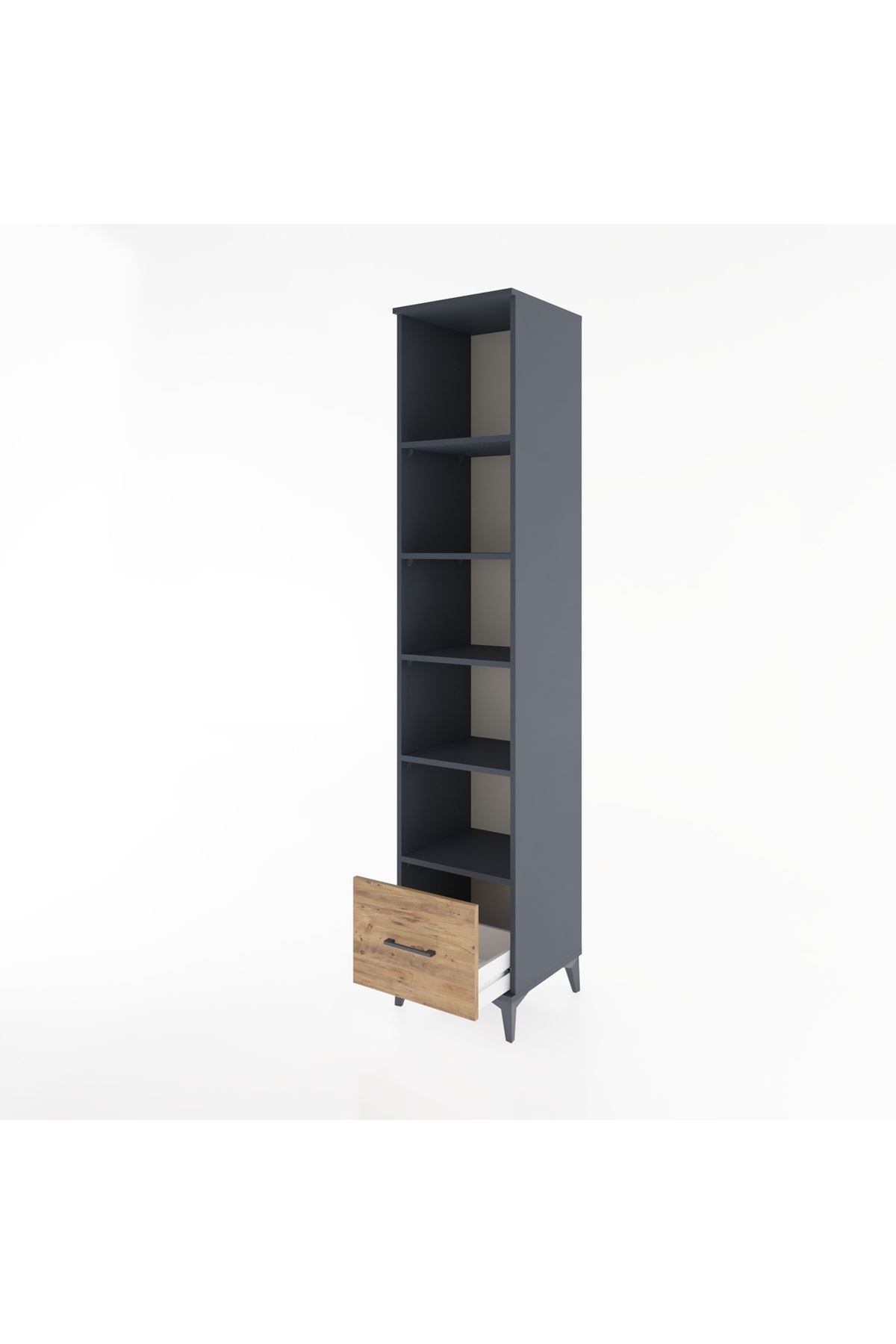 Hyperion Dolap 5 Raflı Tek Çekmeceli 44x44x221 - S61M014V6B