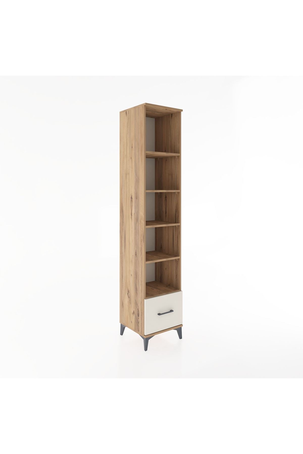 Hyperion Dolap 5 Raflı Tek Çekmeceli 44x44x221 - S61M014V7B