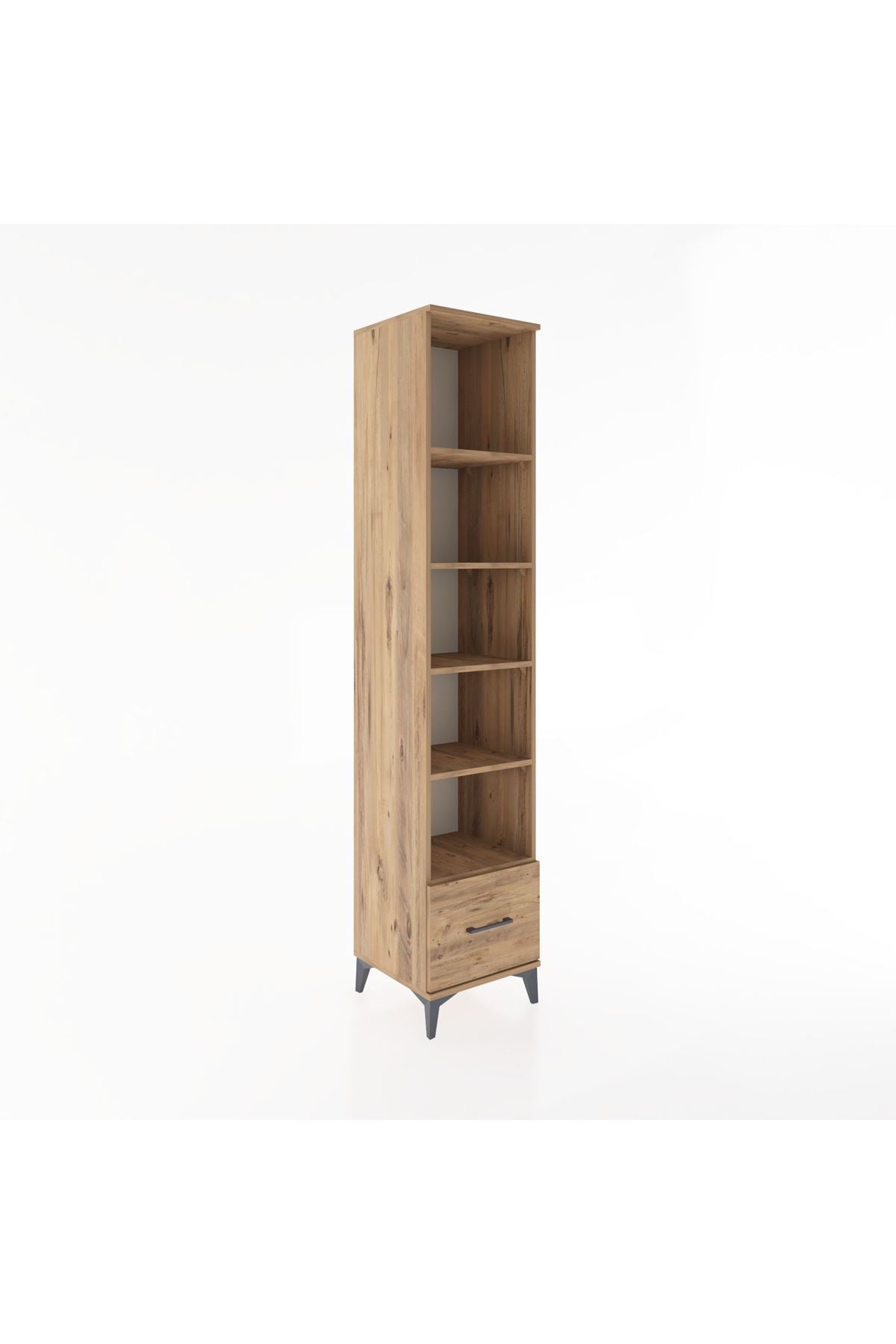Hyperion Dolap 5 Raflı Tek Çekmeceli 44x44x221 - S61M014V9B