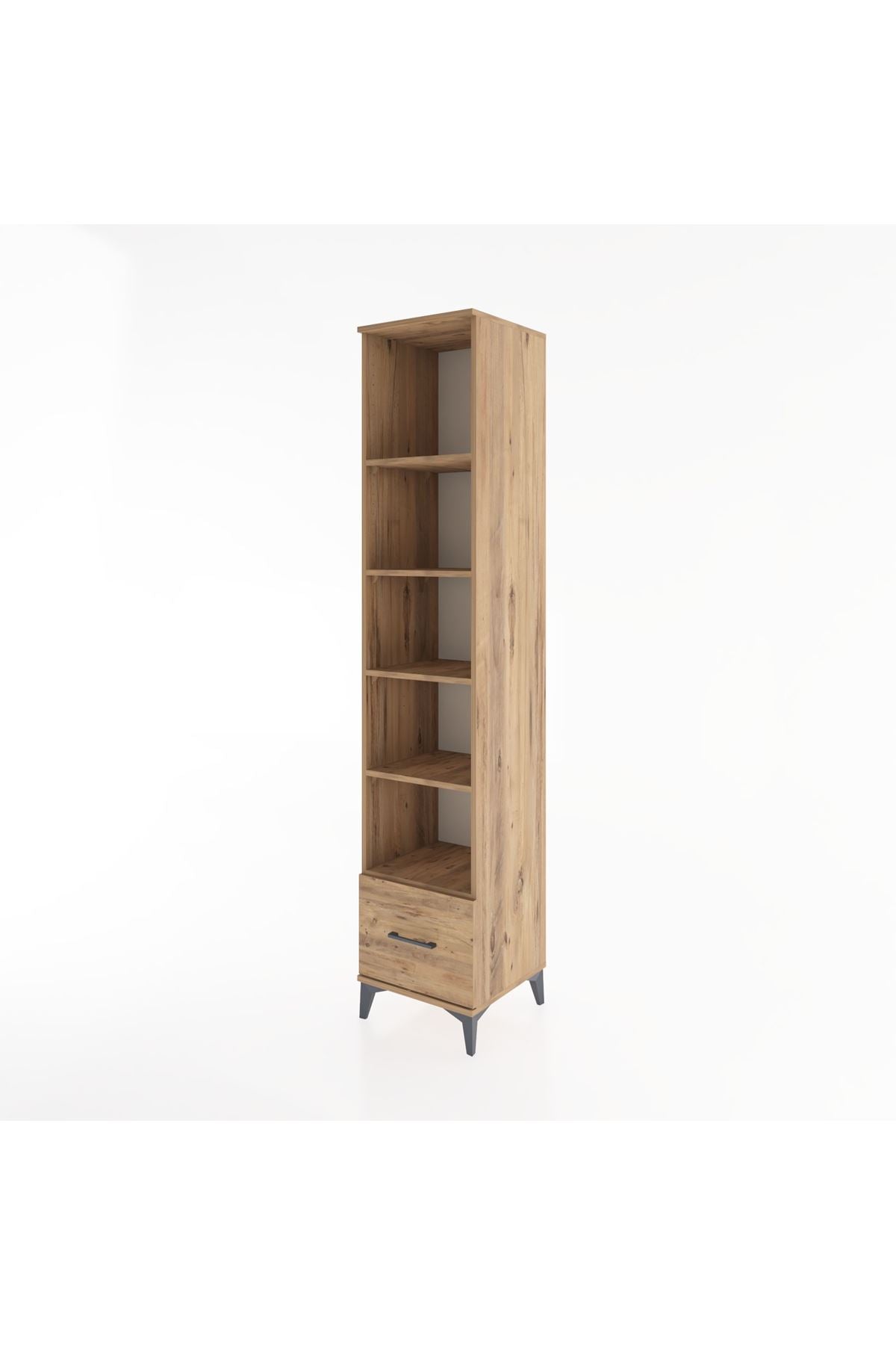 Hyperion Dolap 5 Raflı Tek Çekmeceli 44x44x221 - S61M014V9B