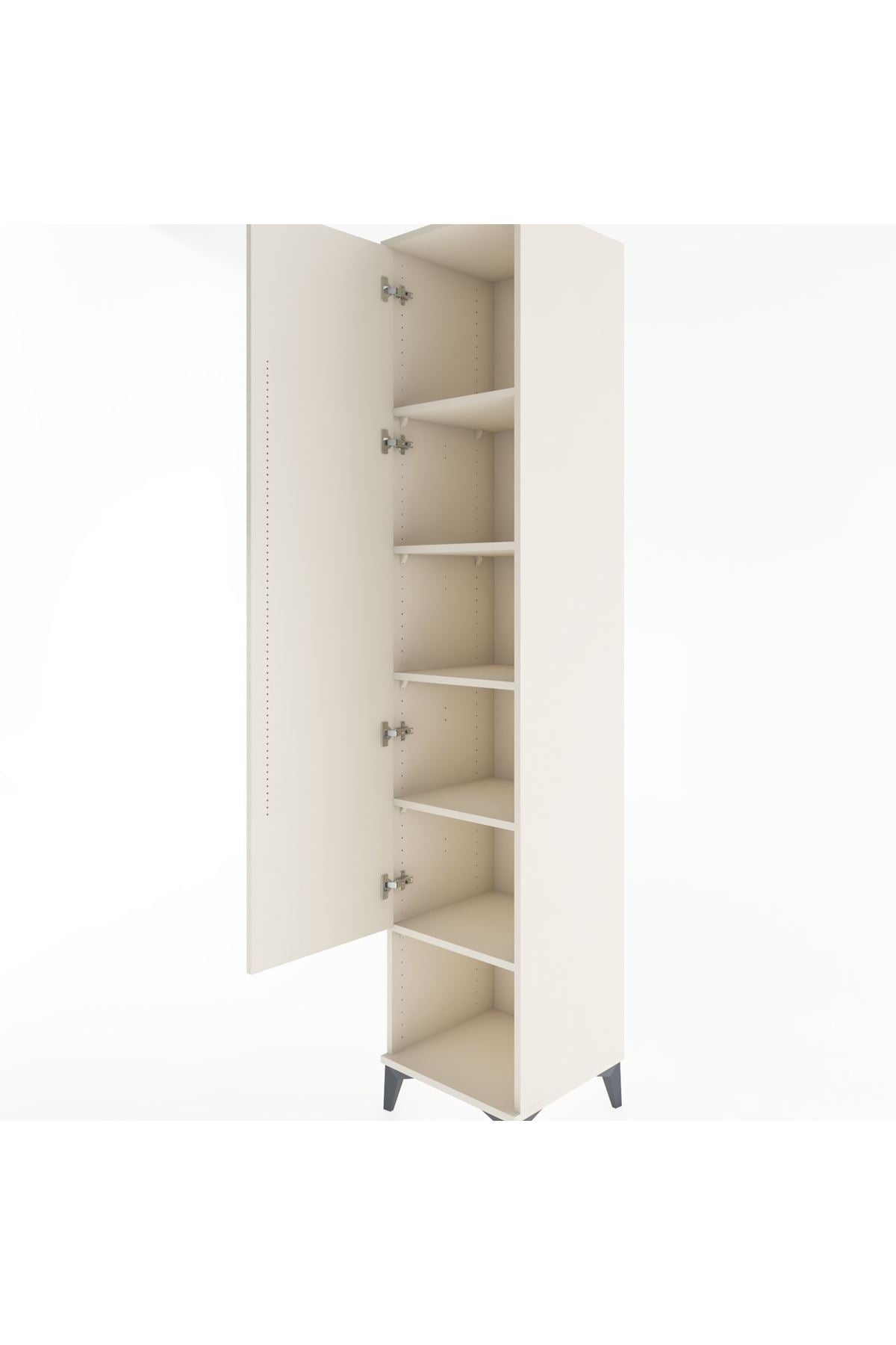 Hyperion Dolap 5 Raflı Tek Kapaklı 44x44x221 - S61M016V1B