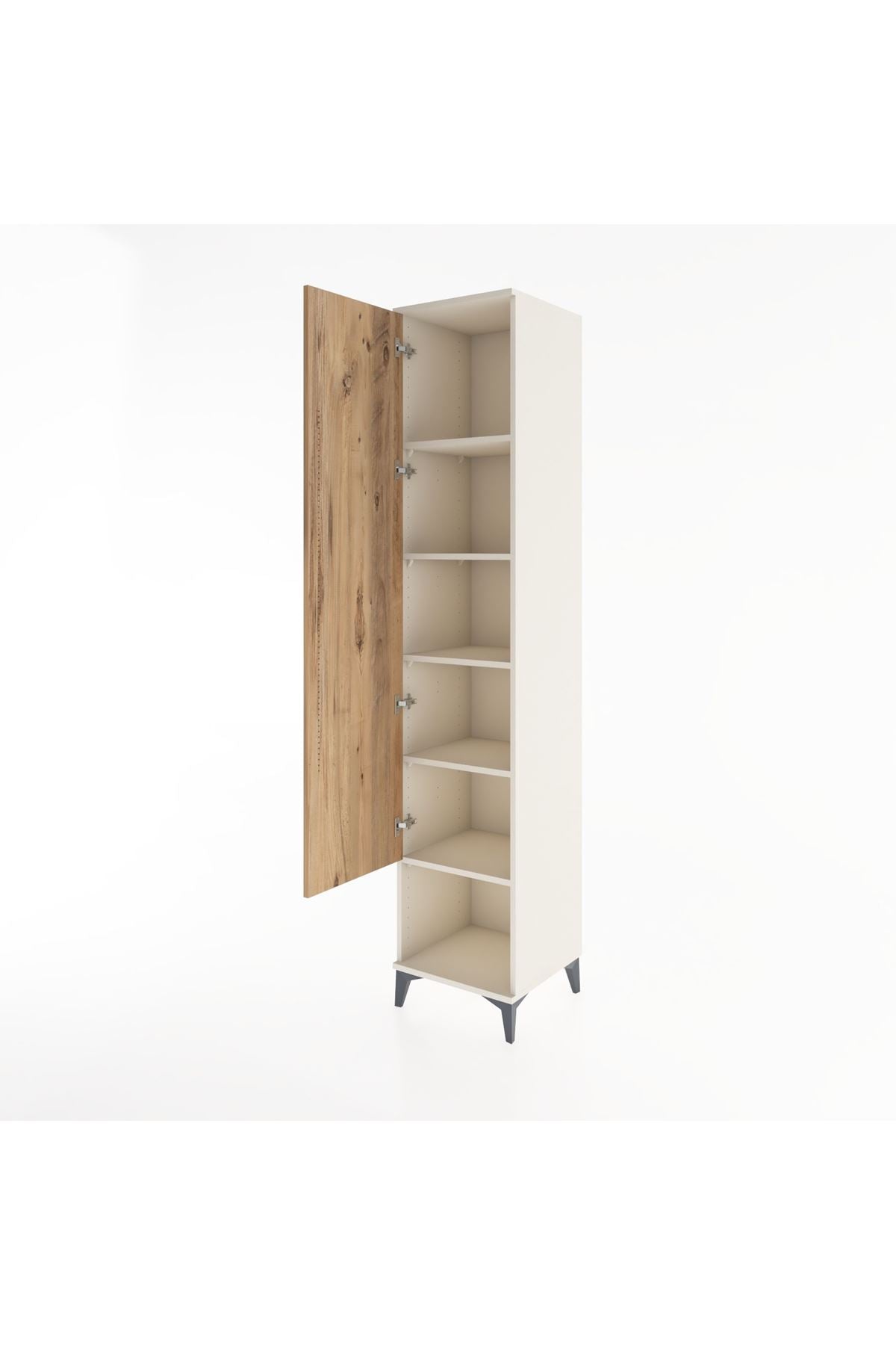 Hyperion Dolap 5 Raflı Tek Kapaklı 44x44x221 - S61M016V3B
