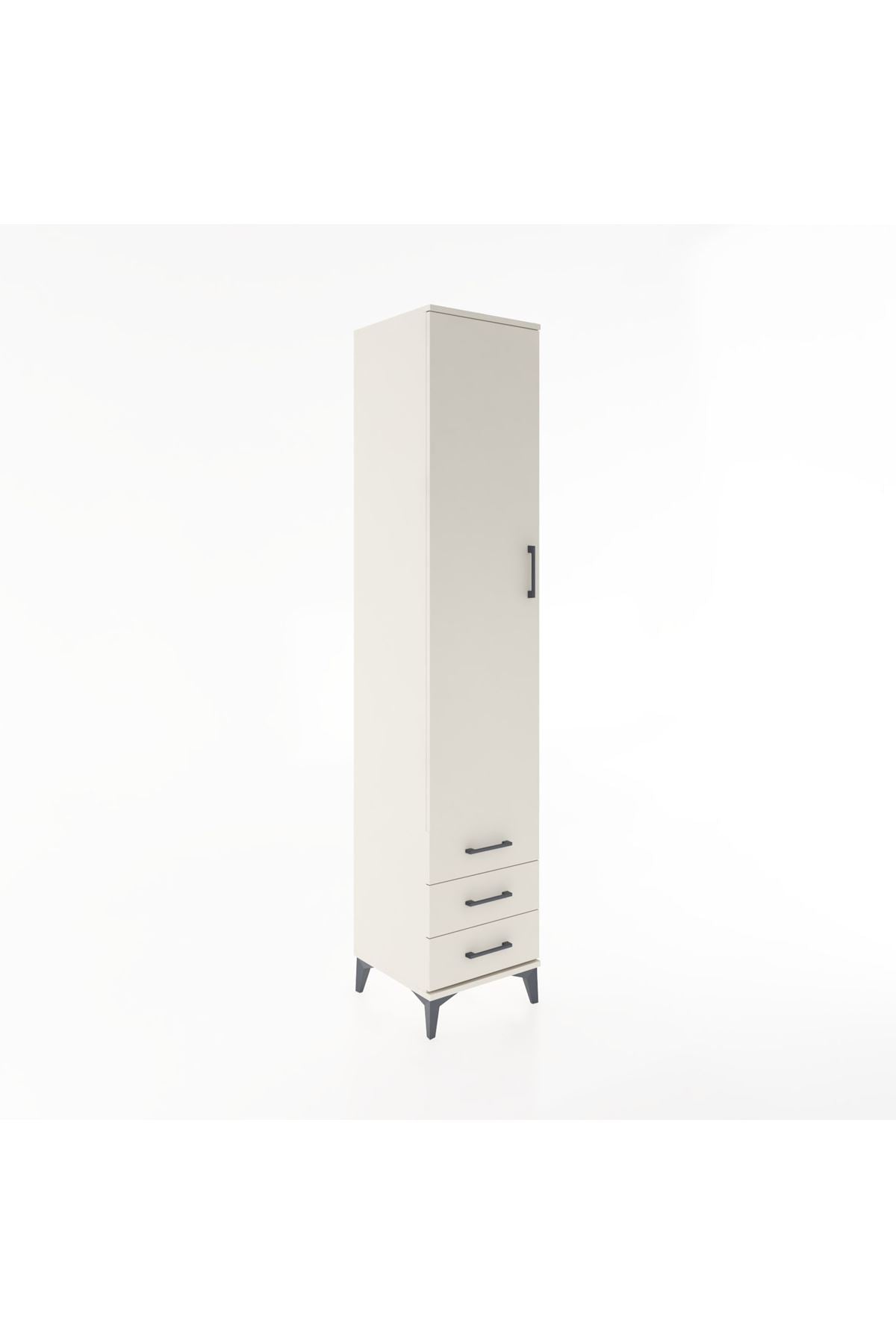 Hyperion Dolap 3 Raflı 3 Çekmeceli Tek Askılı 44x44x221 - S61M017V1B