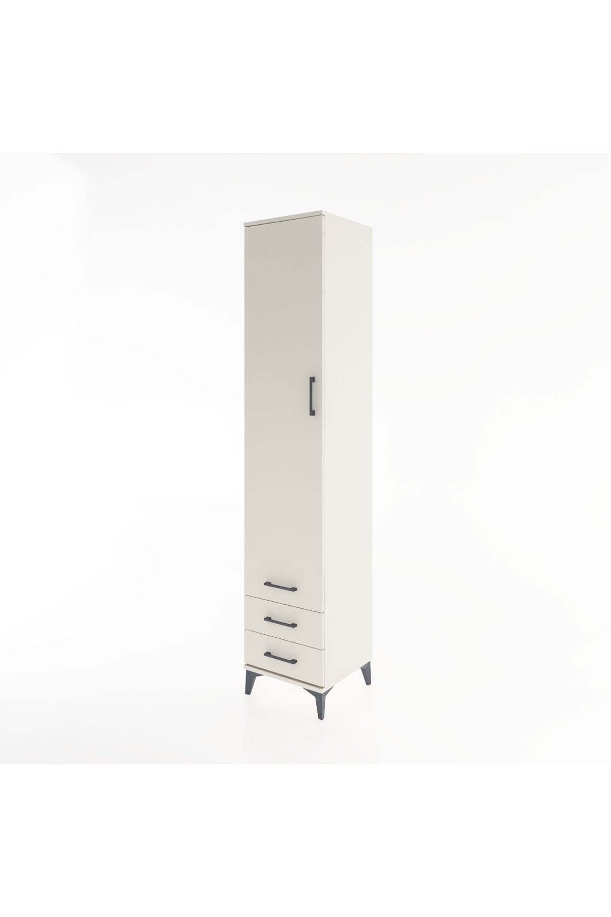 Hyperion Dolap 3 Raflı 3 Çekmeceli Tek Askılı 44x44x221 - S61M017V1B
