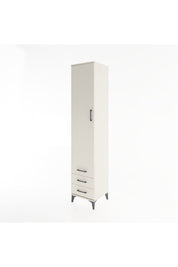 Hyperion Dolap 3 Raflı 3 Çekmeceli Tek Askılı 44x44x221 - S61M017V1B