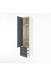 Hyperion Dolap 3 Raflı 3 Çekmeceli Tek Askılı 44x44x221 - S61M017V2B