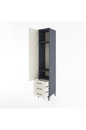 Hyperion Dolap 3 Raflı 3 Çekmeceli Tek Askılı 44x44x221 - S61M017V4B