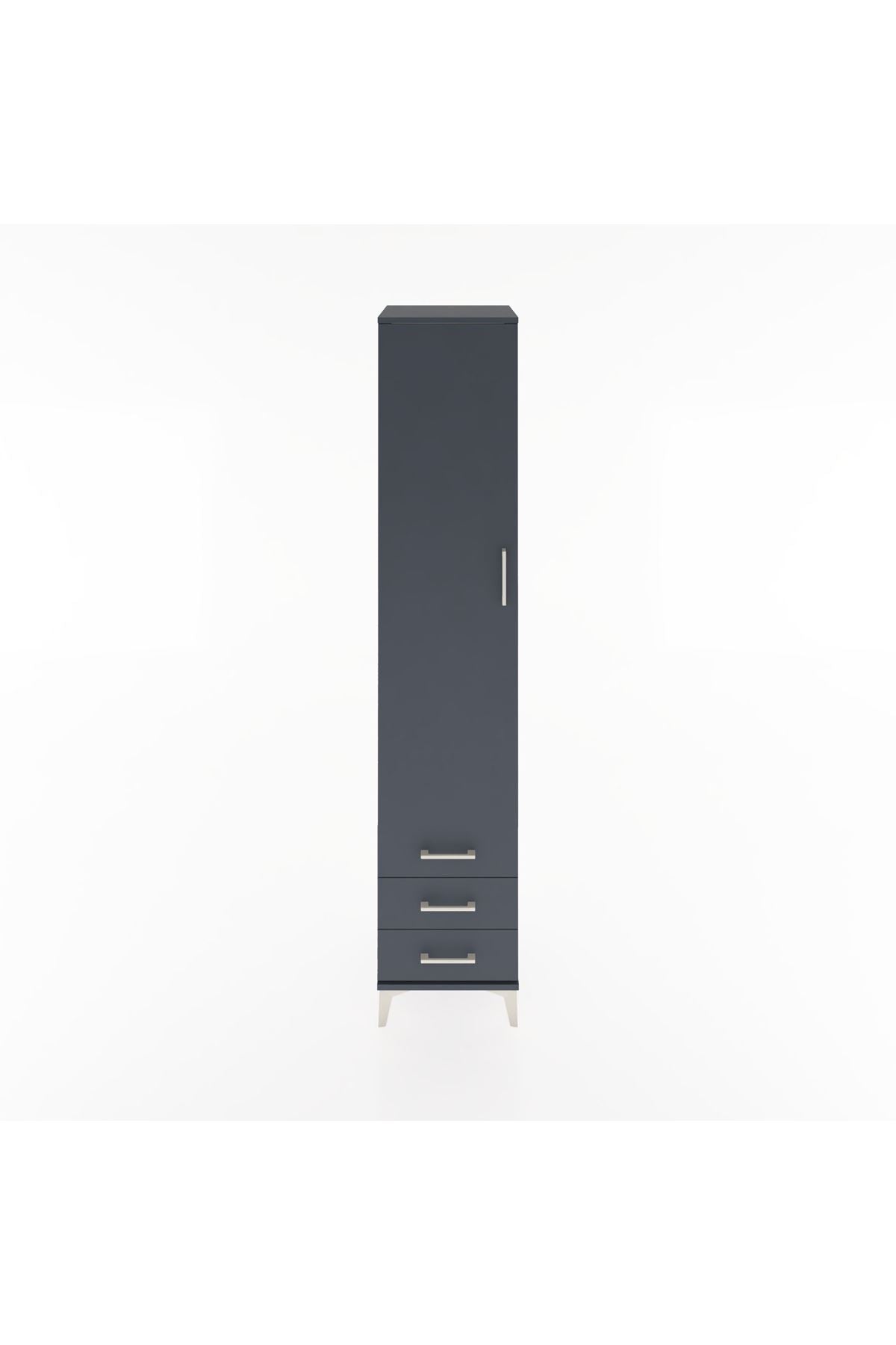 Hyperion Dolap 3 Raflı 3 Çekmeceli Tek Askılı 44x44x221 - S61M017V5B