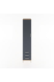 Hyperion Dolap 3 Raflı 3 Çekmeceli Tek Askılı 44x44x221 - S61M017V8B