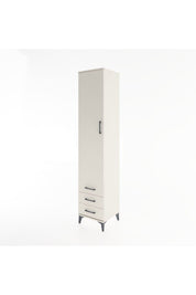 Hyperion Dolap 5 Raflı 3 Çekmeceli Tek Kapaklı 44x44x221 - S61M018V1B