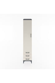 Hyperion Dolap 5 Raflı 3 Çekmeceli Tek Kapaklı 44x44x221 - S61M018V4B