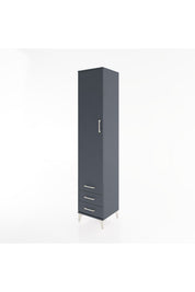 Hyperion Dolap 5 Raflı 3 Çekmeceli Tek Kapaklı 44x44x221 - S61M018V5B